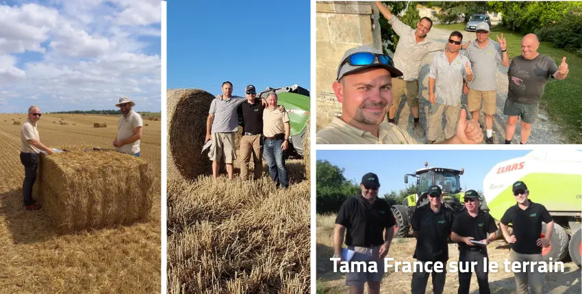 tama france sur le terrain